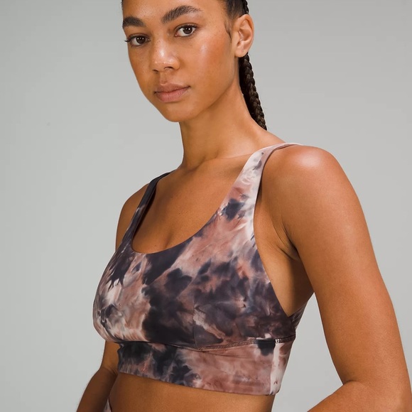 NWT Lululemon Align Bra Light Support C/D cup Diamond Dye Smoky Topaz Grey 4 - Picture 3 of 4